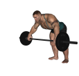 Anterior Raise - Barbell Wide Grip
